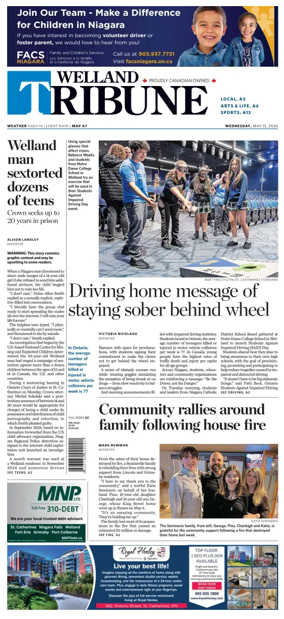 Cover of The Welland Tribune