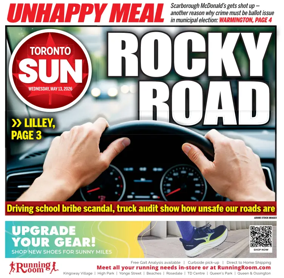 Cover of Toronto Sun