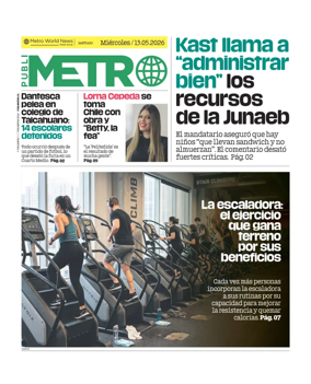 Cover of Publimetro Chile