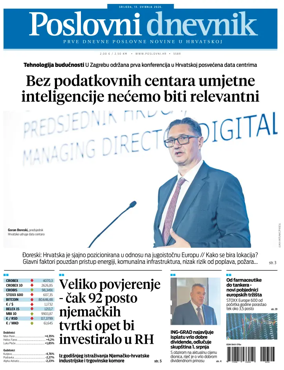 Cover of Poslovni Dnevnik
