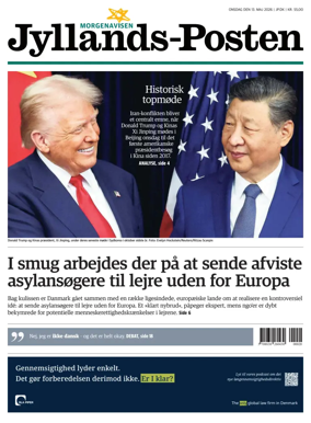 Cover of Jyllands-Posten