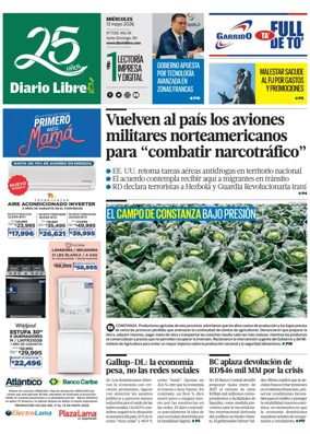 Cover of Diario Libre (Republica Dominicana)