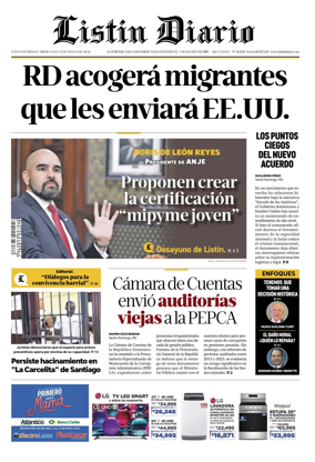 Cover of Listin Diario