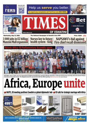 Cover of Times of Eswatini