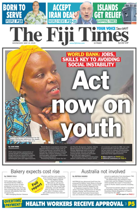Cover of The Fiji Times