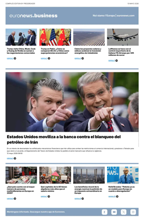 Cover of Euronews Business (Spanish) Compiled Edition