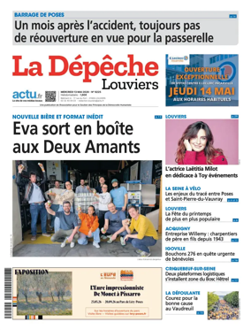 Cover of La Depeche Louviers