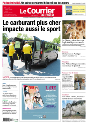 Cover of Le Courrier de l’Ouest (Saumur)
