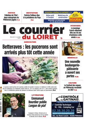 Cover of Le Courrier du Loiret