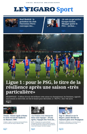Cover of Le Figaro Sport