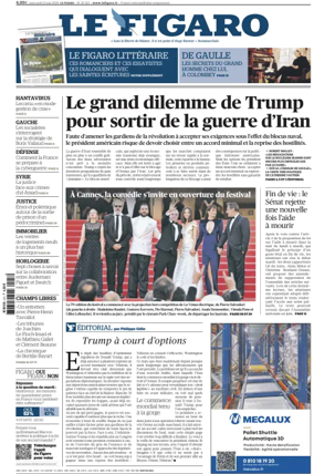 Cover of Le Figaro