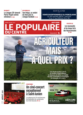 Cover of Le Populaire du Centre (Haute-Vienne)