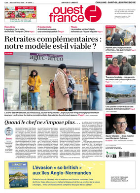 Cover of Ouest France (Challans / Saint-Gilles-Croix-de-Vie)