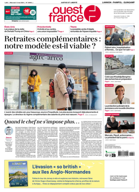 Cover of Ouest-France (Lannion / Paimpol / Guingamp)