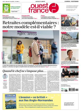 Cover of Ouest France (Loudeac / Rostrenen)