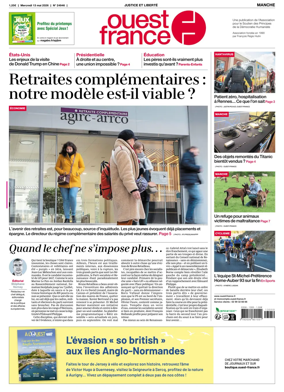 Cover of Ouest France (Manche)