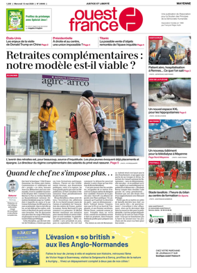 Cover of Ouest France (Mayenne)