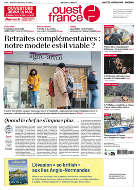 Cover of Ouest France (Nantes Nord-Loire - Ancenis)