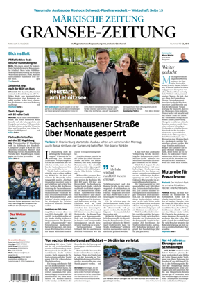 Cover of Gransee-Zeitung