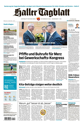 Cover of Haller Tagblatt