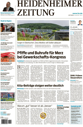 Cover of Heidenheimer Zeitung