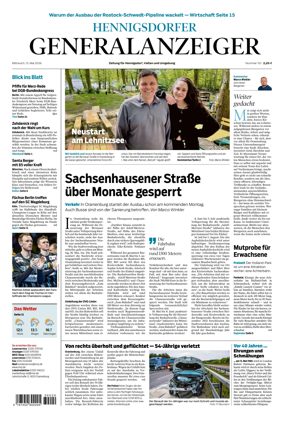 Cover of Hennigsdorfer Generalanzeiger