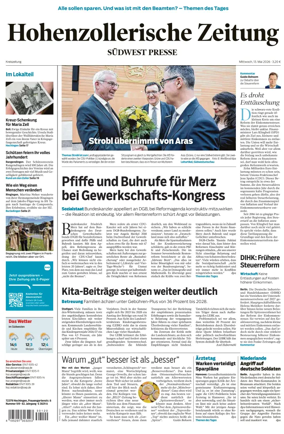 Cover of Hohenzollerische Zeitung