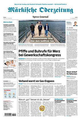 Cover of Markische Oderzeitung Erkner