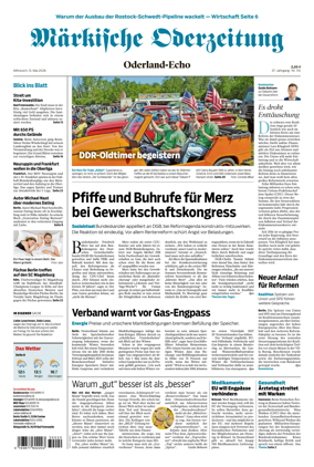 Cover of Markische Oderzeitung Oderland-Echo
