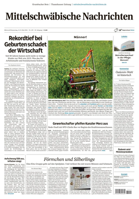 Cover of Mittelschwaebische Nachrichten