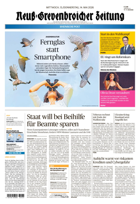 Cover of Neuss-Grevenbroicher Zeitung Neuss