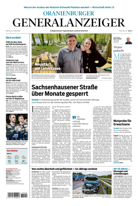 Cover of Oranienburger Generalanzeiger