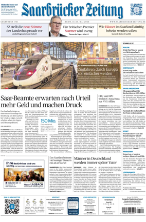 Cover of Saarbruecker Zeitung