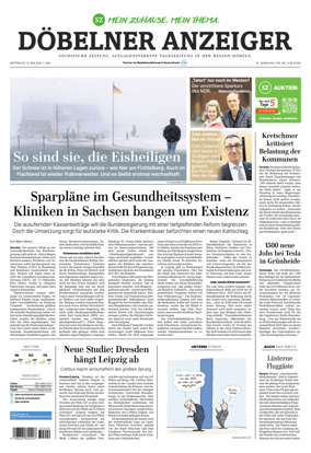 Cover of Sachsische Zeitung (Dobeln)