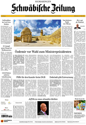 Cover of Schwabische Zeitung (Sigmaringen)