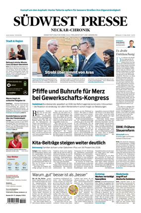 Cover of SUDWEST PRESSE - Neckar-Chronik