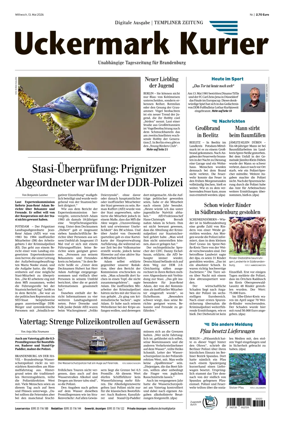 Cover of Templiner Zeitung