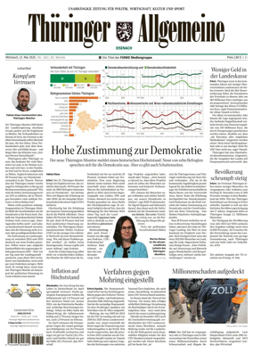 Cover of Thuringer Allgemeine (Eisenach)