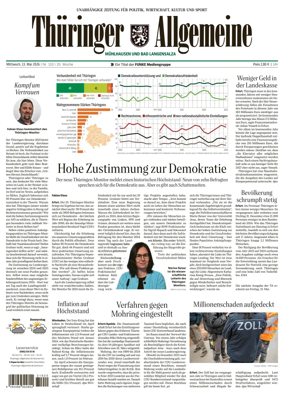 Cover of Thuringer Allgemeine (Muhlhausen und Bad Langensalza)