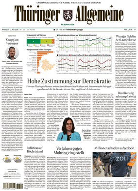 Cover of Thuringer Allgemeine (Nordhausen)