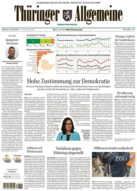 Cover of Thuringer Allgemeine (Weimar)