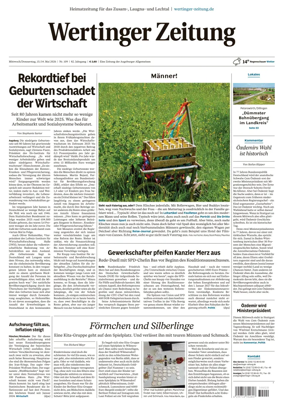 Cover of Wertinger Zeitung
