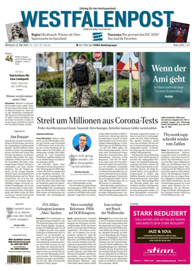 Cover of Westfalenpost (Brilon)