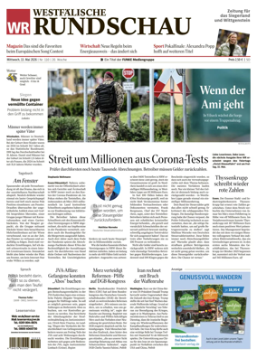 Cover of Westfalische Rundschau (Siegen)