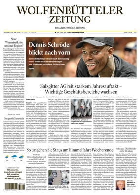Cover of Wolfenbutteler Zeitung