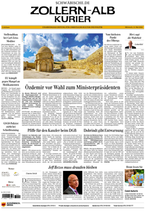 Cover of Zollern-Alb-Kurier (Balingen)
