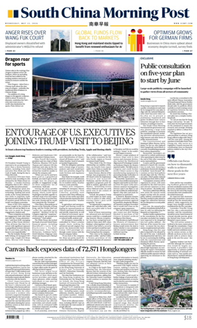 Cover of South China Morning Post