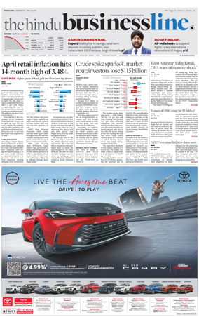 Cover of BusinessLine (Bangalore)