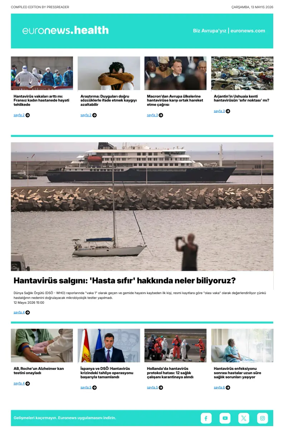 Cover of Euronews Health (Turkish) Compiled Edition