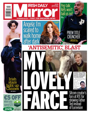 Cover of Irish Daily Mirror